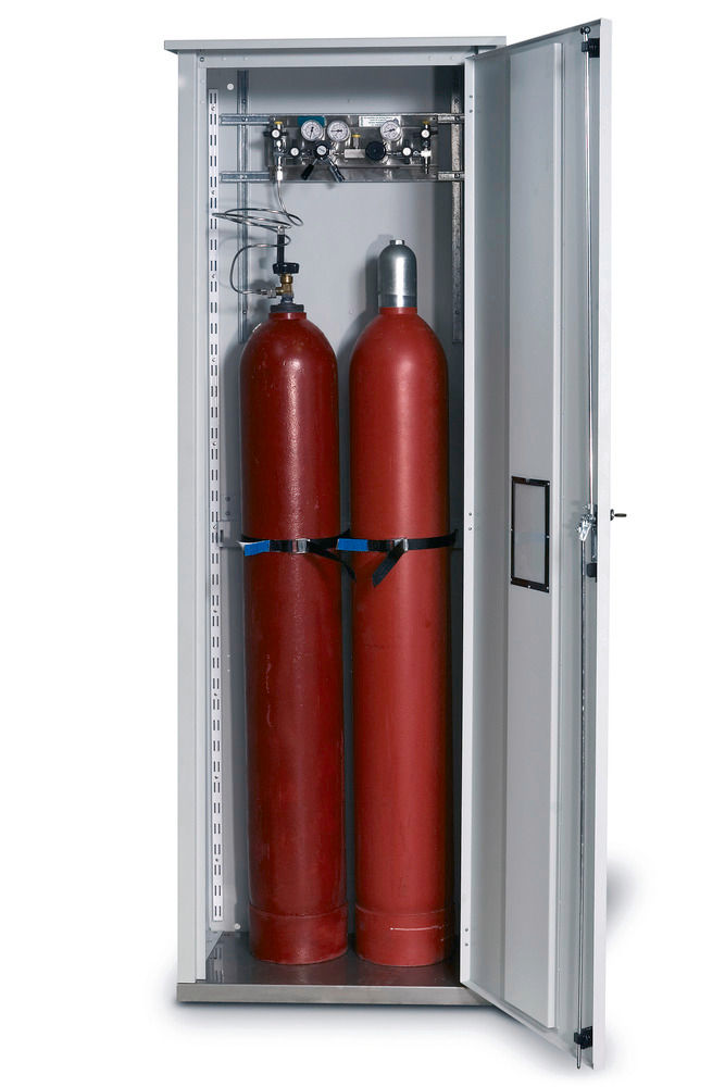 Asecos Čelik Orman za Gasne Boce 2x50l 700x400x2150mm Sivi