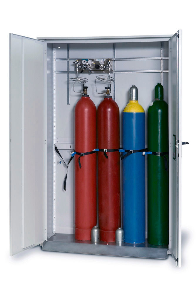 Asecos Orman Za Gasne Boce 5x50l 1350x400x2150mm Sivi