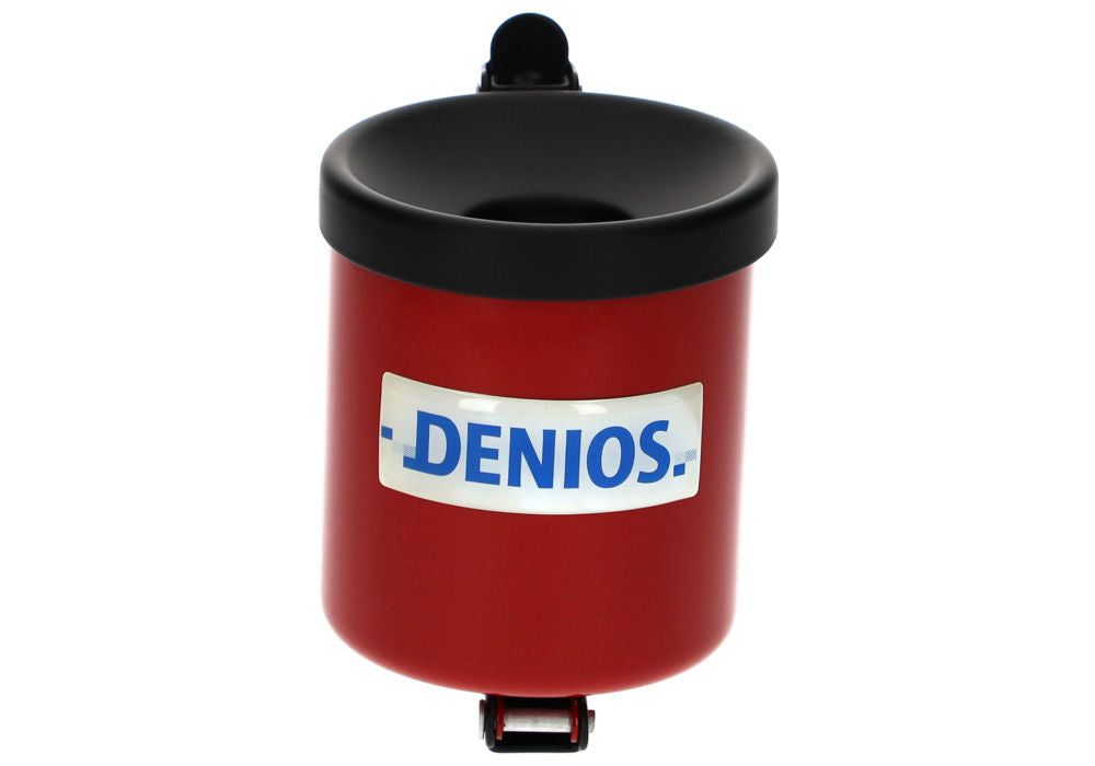 DENIOS Samogasiva zidna pepeljara 0,6 L crvena