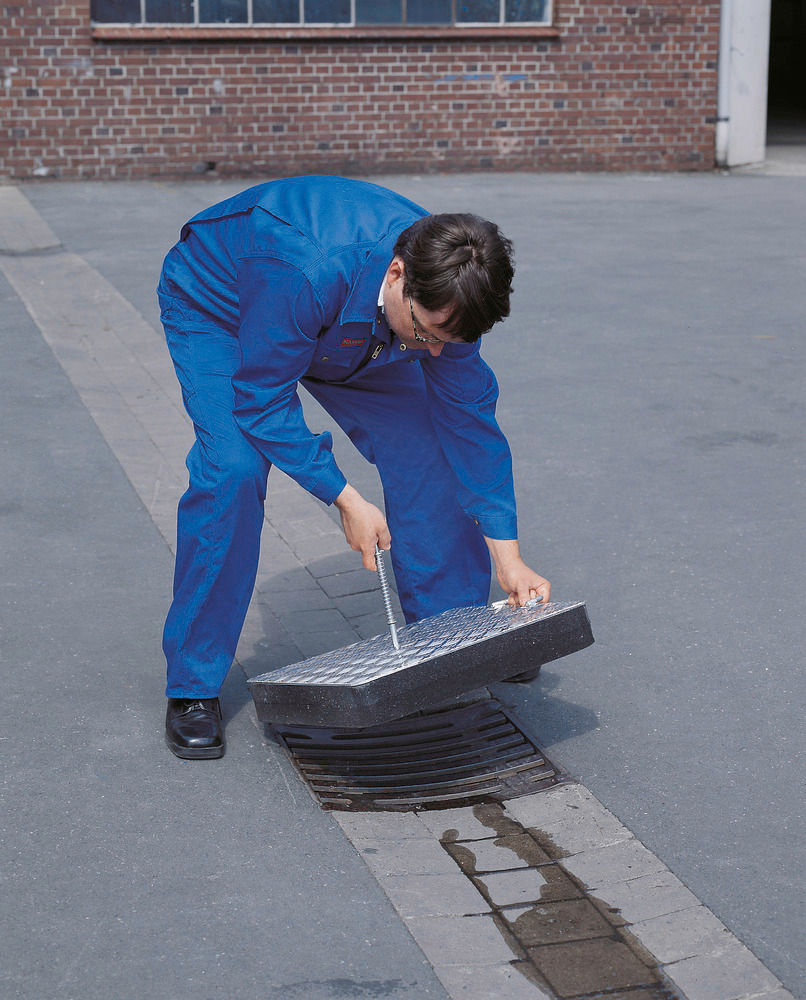 Denios Verriegelbare Kanalabdeckung Iz Aluminijuma 625 X 400 Mm