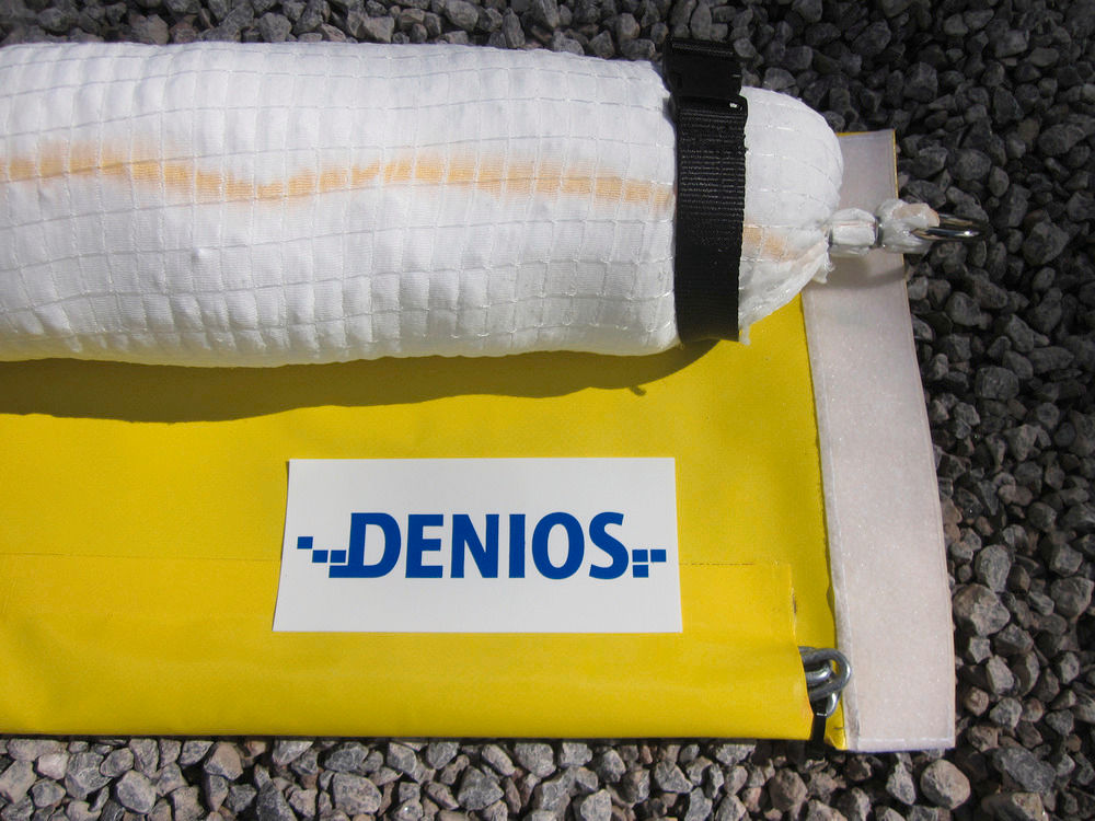 Denios DENSORB® Set Od 4 Naftnih Barijera Sa Potapajućom Zavesom 12m x 300mm Žuta