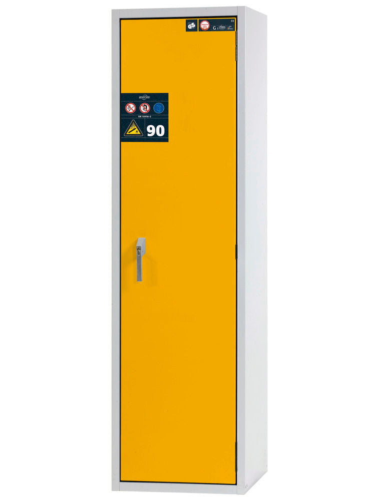 Asecos Vatrootporni Orman Za Gasne Boce G90 2x50l 598x615x2050mm Sivo/Žuti