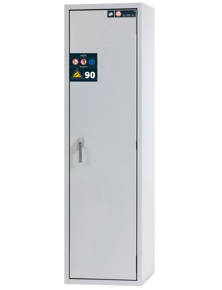 Asecos Čelik Orman za Gasne Boce 1x50l 598x615x2050mm Sivi