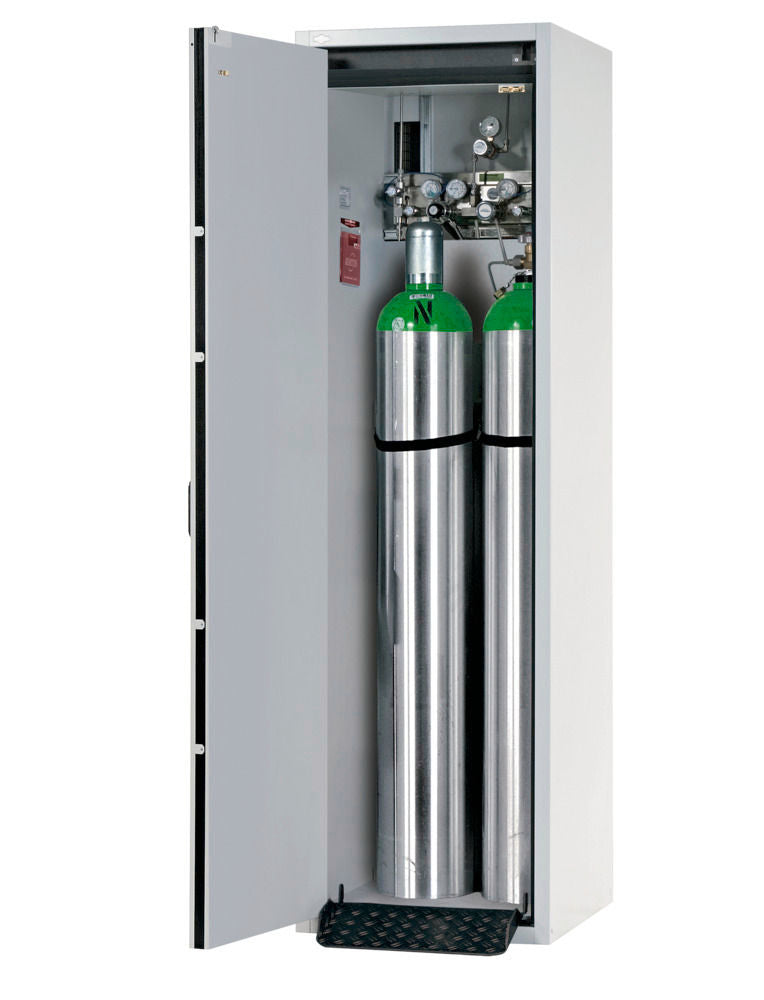 Asecos Čelik Orman za Gasne Boce 2x50l 598x616x2050mm Sivi