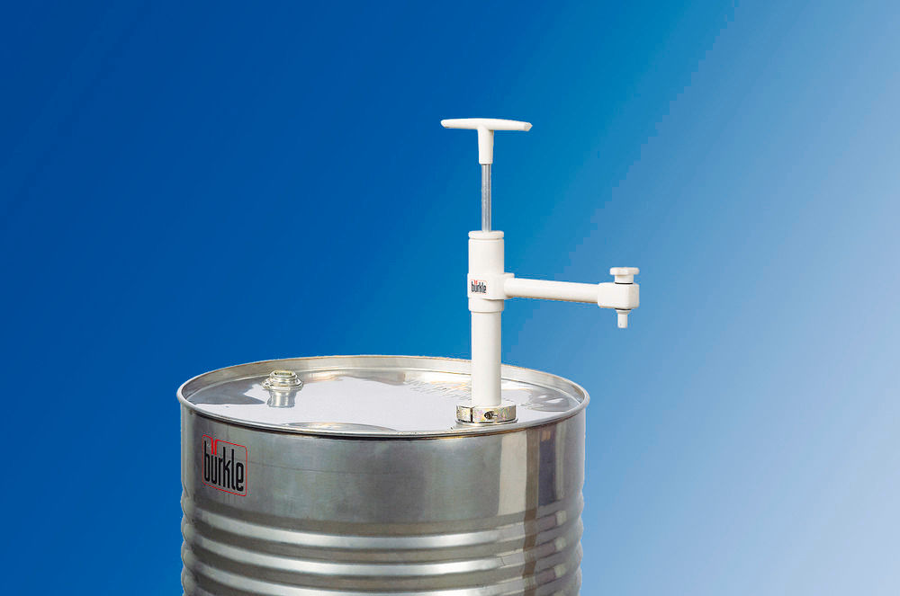 Denios Ručna Pumpa Za Burad PTFE Ultračista Sa Izlivnim Lukom 950 Mm