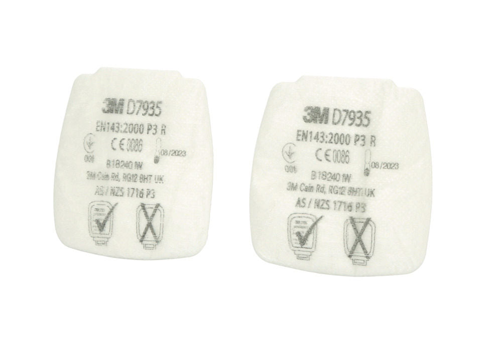 Partikelfilter 3M Secure Click D7935 P3 R za Gasfilter D8051 D8055 D8