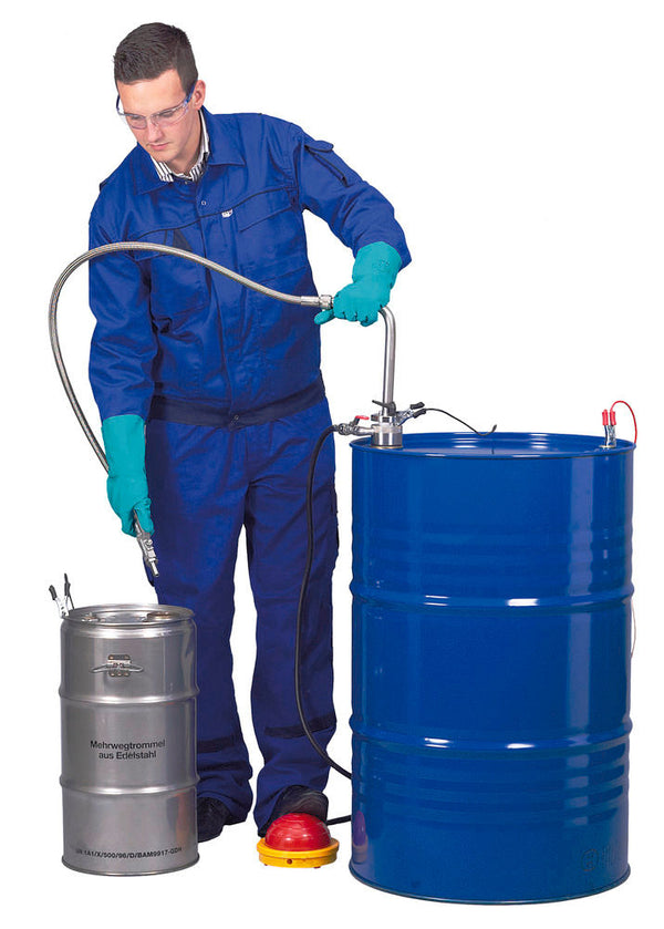 Denios Ručna Pumpa Za Rastvarače Od Nerđajućeg Čelika 950 Mm 20 L/Min