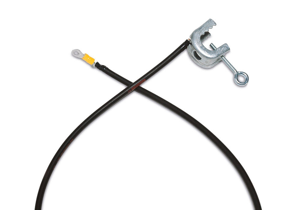 Denios Kabel Za Uzemljenje Sa C-Kleštom I Prstenastom Ušicom Izolovan 2 M