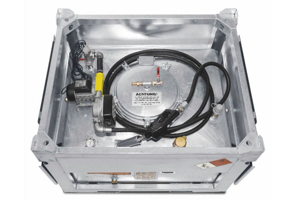 Mobilna Dizel Pumpna Stanica MDT 445 od Čelika 445 Litara sa Pumpom 12 V ESE 117969W