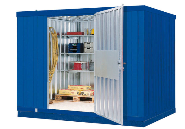 DENIOS Kontejner za Materijal MC 320-T1 Čelik Plavi 115684W