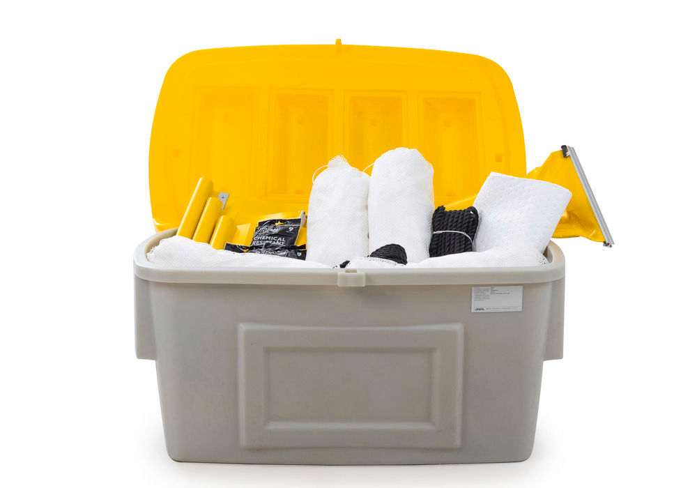 DENSORB Ölsperren Starter Set 2x5m PVC Gelb 800x10000x780mm