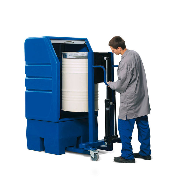 Denios Fassheber Servo FL 8-K 300 Kg Plavi