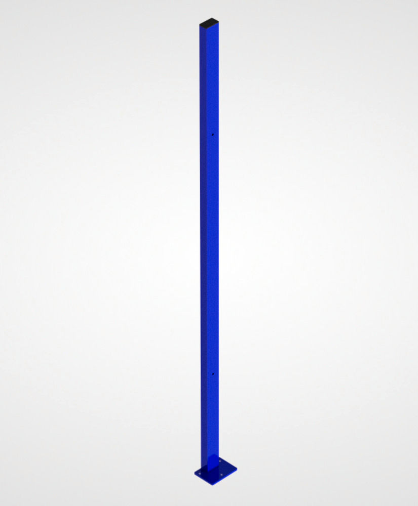 TTS Trennwandsystem 9200 srednji stub 100 x 100 x 2200 mm ultramarin plava 285238W