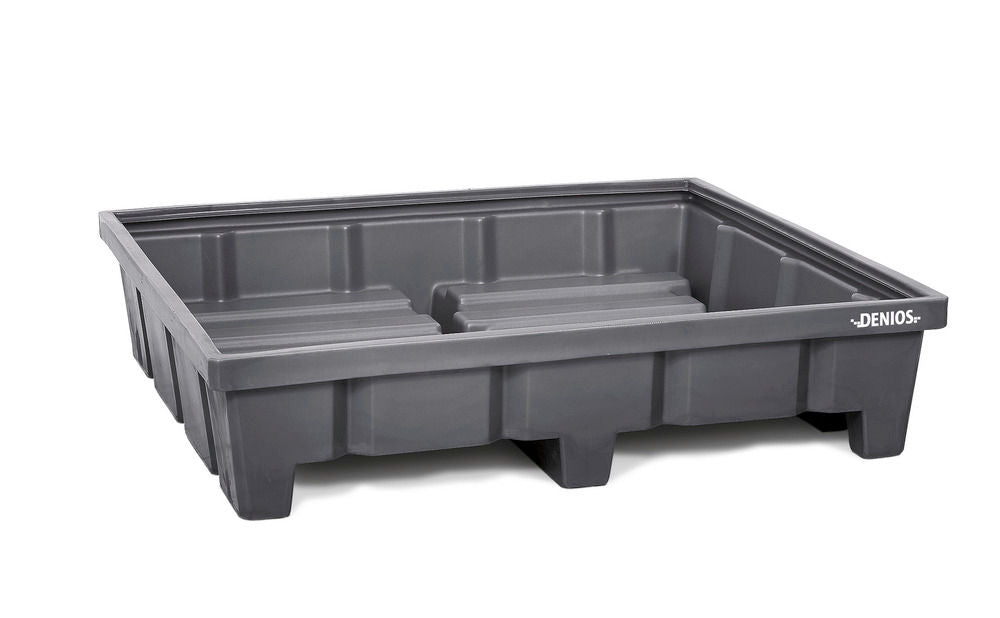 Denios Plastična Regalna Posuda za Podmetanje 1390x1315x315mm Siva