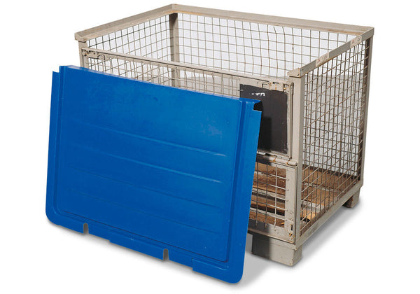 Zaštitna Navlaka za Gitterbox od Polietilena (PE) DENIOS 106176W 1200 x 820 x 90 mm Plava