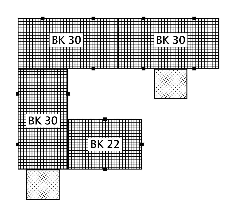 DENIOS Polietilen Podni Element Classic-Line sa Pocinkovanom Rešetkom 125l Kapaciteta