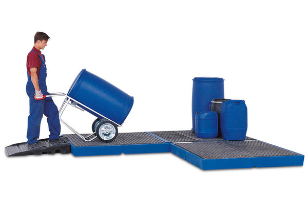 DENIOS Polietilen Classic-Line Podni Element 236802W 235l Kapaciteta Crna