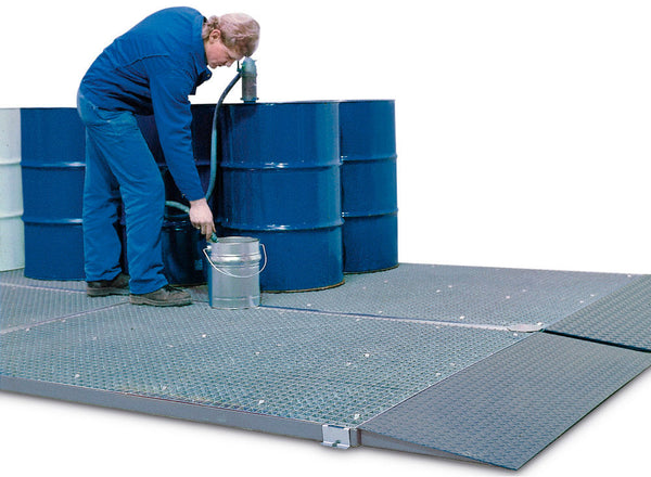 DENIOS Pocinkovani Čelik Classic-Line Podni Element 115145W 95l Kapaciteta Srebrna