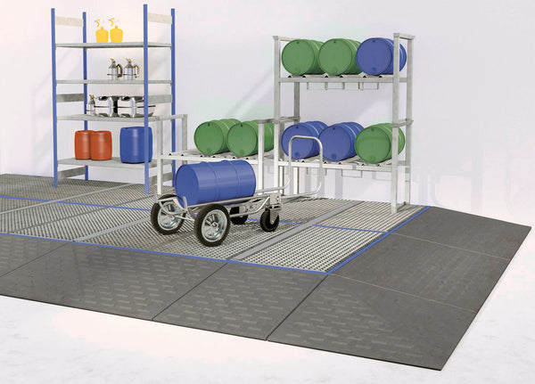 DENIOS Polietilen Classic-Line Podni Element 216675W 235l Kapaciteta Crna