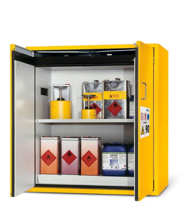 asecos Čelik G 1200-FP Ormar za Opasne Materije 158501W 1 Polica Žuta