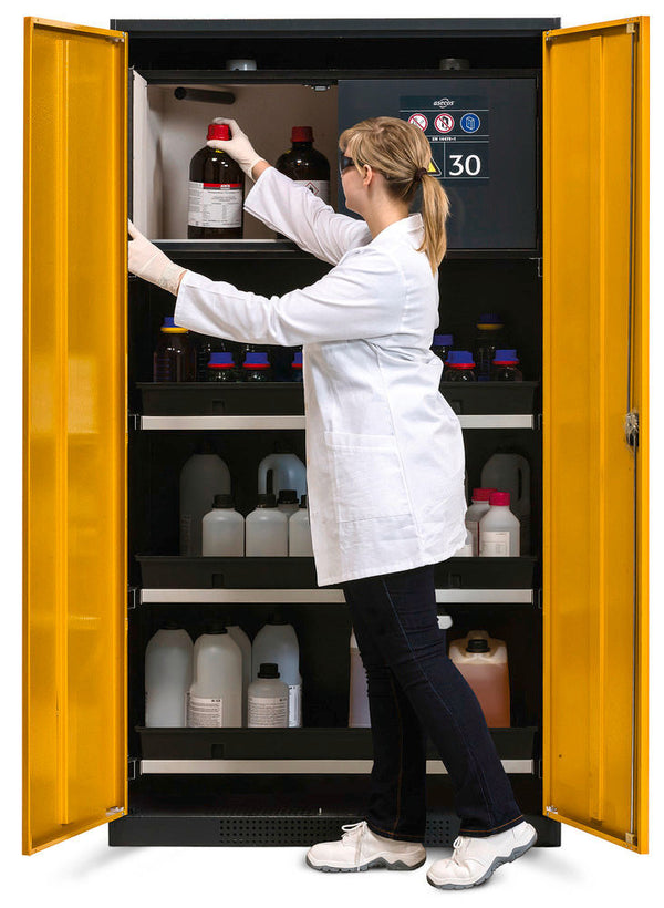 Asecos Čelik Ormar za Opasne Materije Systema-Plus CS-30 218472W 2 Krila Žuta