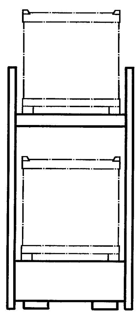 Regal Za Opasne Materije DENIOS 305415W Dodatno Polje 2 Lagerebene 1500x1300x3300mm