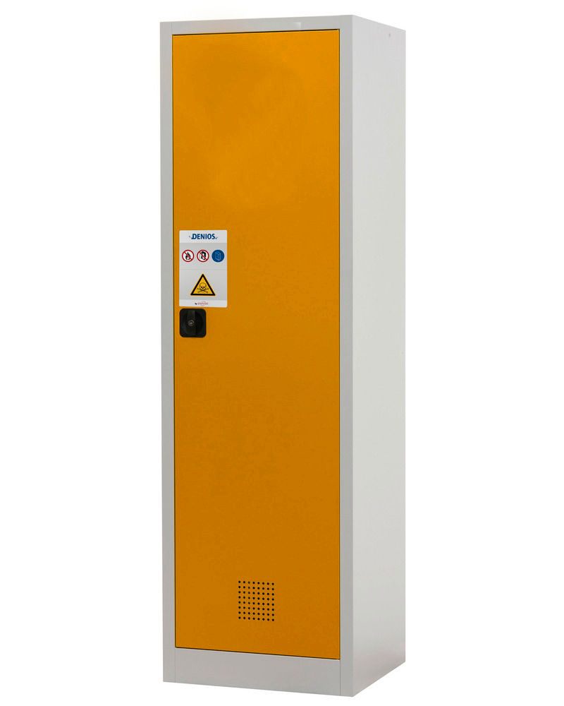 Orman Za Hemikalije Denios CS 60-195 Siva Žuta 600x500x1950mm 4 Police