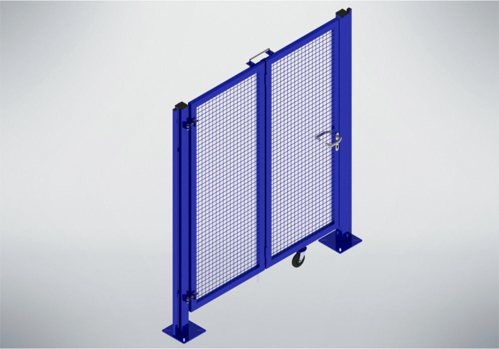 Trennwandsystem 9200 Sklopiva Vrata Jednokrilna 2000 x 2200 mm Ultramarin Plava TTS 285252W
