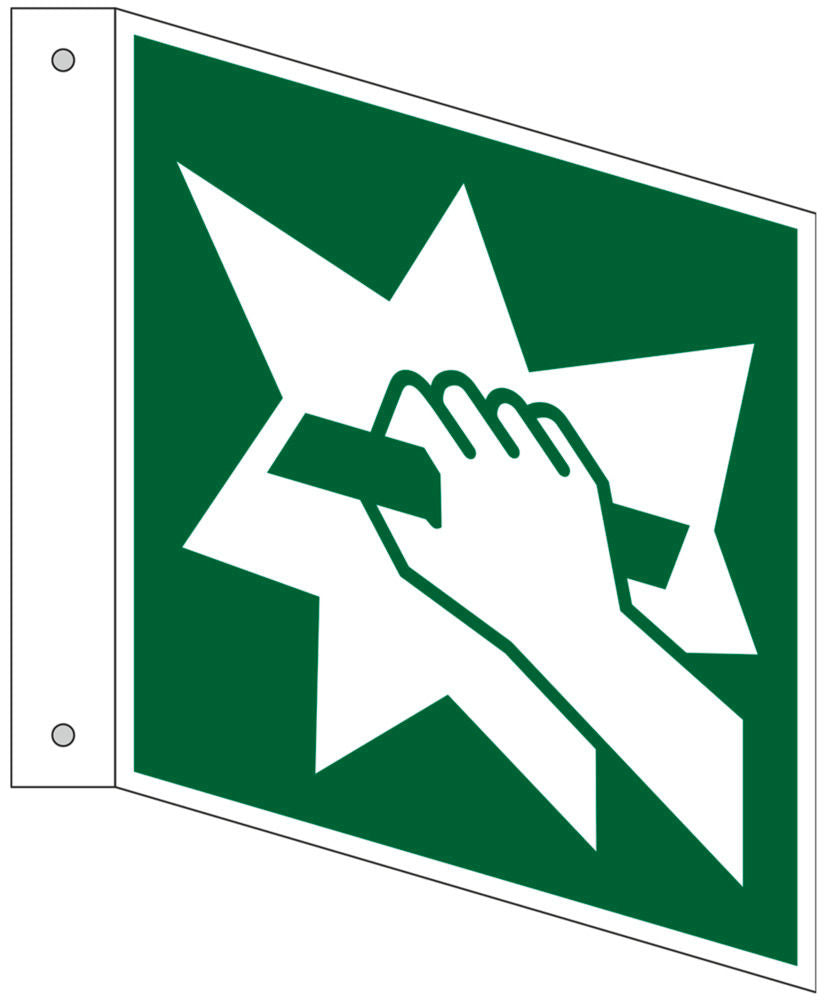 DENIOS Zastavni Znak Uređaj za Izlaz u Nuždi ISO 7010 290419W