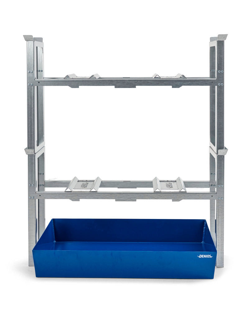 Denios Čelik Regal za Bure Grundfeld 4 Bureta 200L 1429x1210x1637mm Lakirana