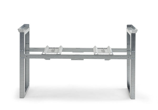 Denios Čelik Regal za Burad/Punilicu za 2 Bureta od 200 L, 1429x682x837mm