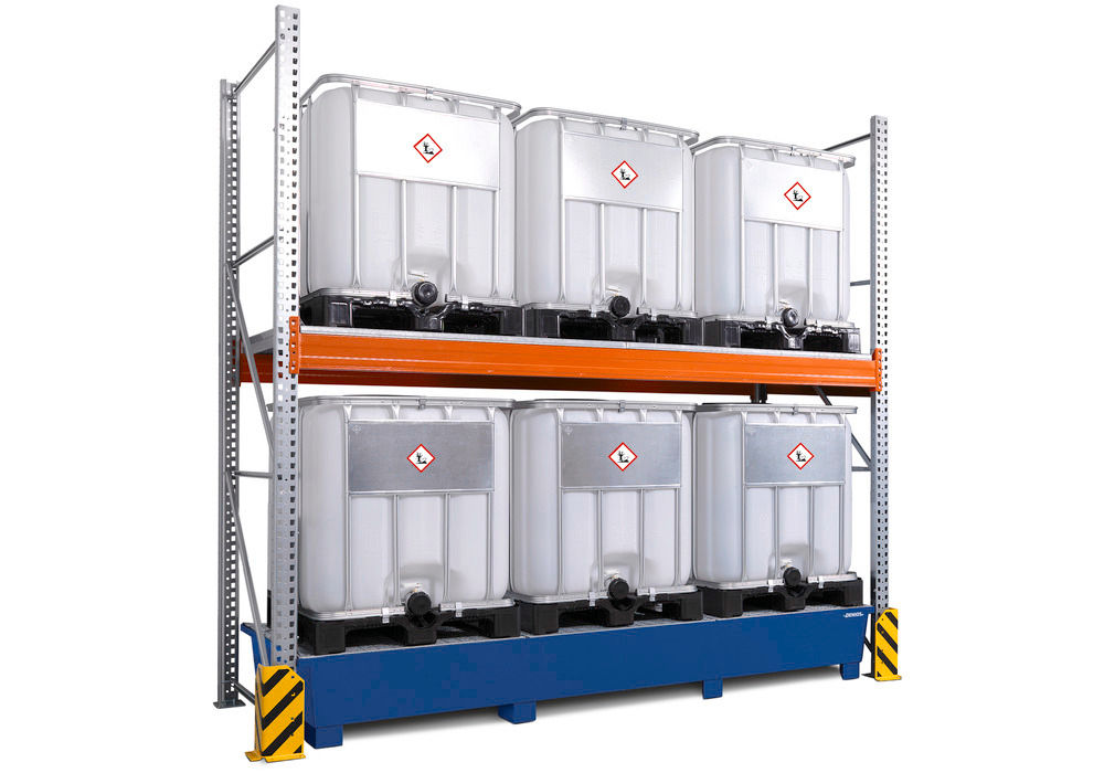 Regal Za Opasne Materije DENIOS 199729W Osnovno Polje 2 Lagerebena 3500x1300x3300mm