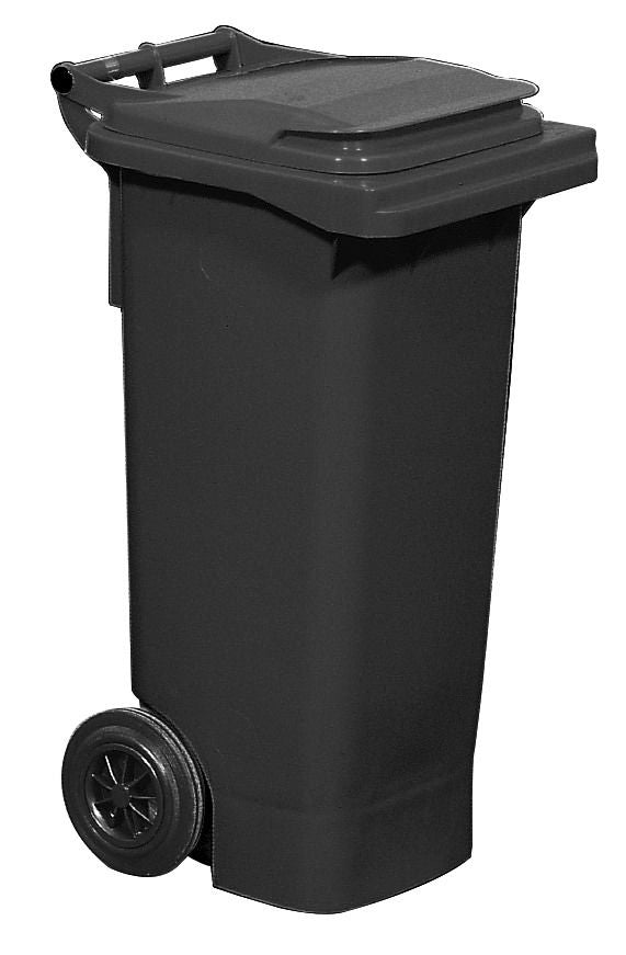 DENIOS Mobilna Velika Kanta za Otpad od Plastike 80 L Antracit