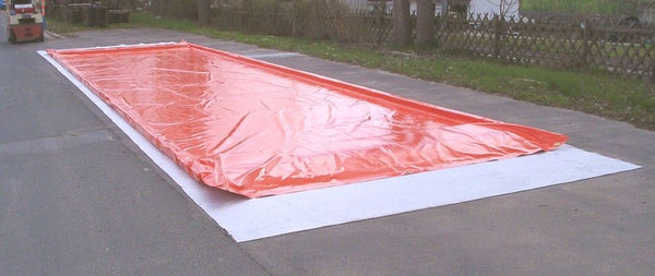 DENIOS Mobilna Dezinfekciona Kada SOLID Komplet Set sa Penastom Ivicom 20 x 5 m
