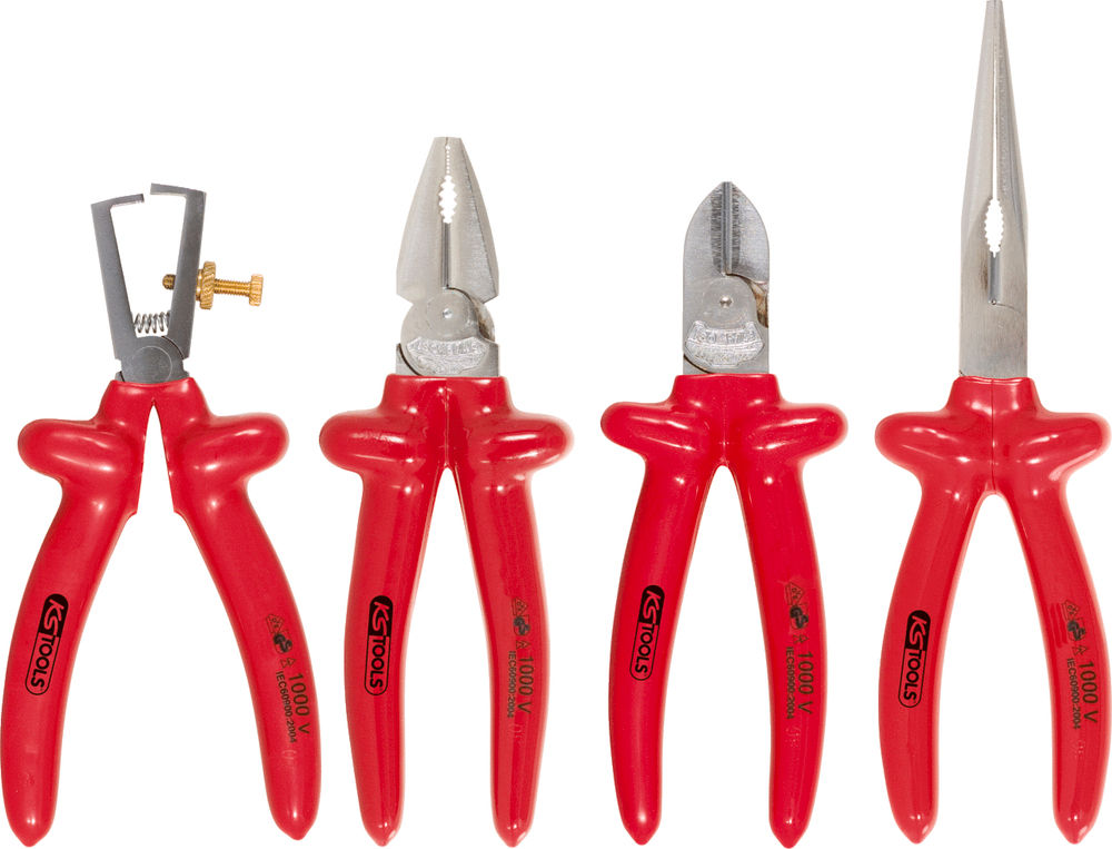 KS Tools Set Klešta 1000 V 4-Delni Potapajuća Izolacija DENIOS 295722W