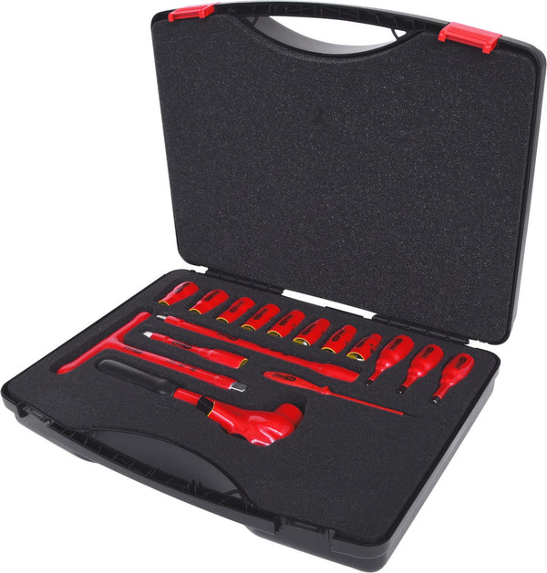 Set Utičnica 1/2" 1000 V 16-Delni Plastični Kofer Potapajuća Izolacija 295740W