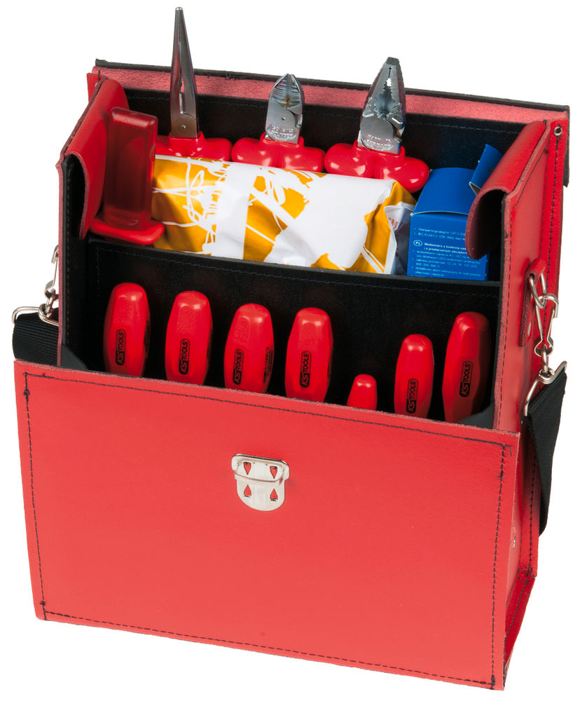 KS Tools Set Električarskih Alata 1000 V 14-Delni Kofer od Goveđe Kože Potapajuća Izolacija