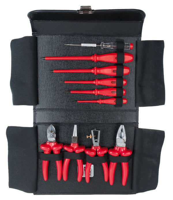 KS Tools Set Klješta 1000 V 10-Delni Preklopna Torbica Potapajuća Izolacija DENIOS 295745W