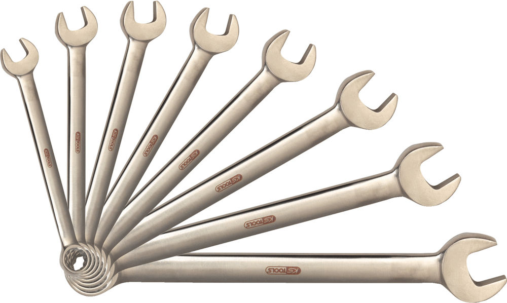 KS Tools Titan Ringmaulschlüssel-Set 8-Delni 19-8 mm Ekstremno Lagan Antimagnetični