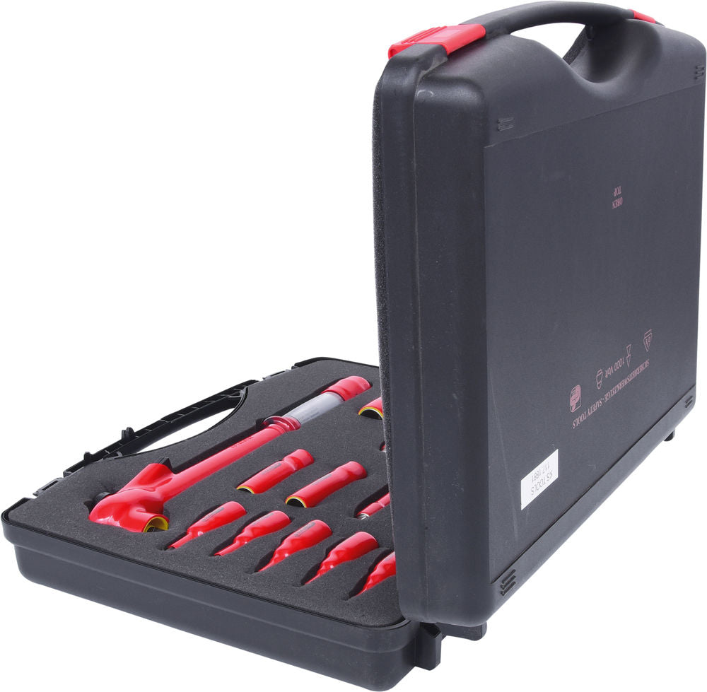 Set Utičnica 3/8" 1000 V 14-Delni Plastični Kofer Potapajuća Izolacija KS Tools 295749W