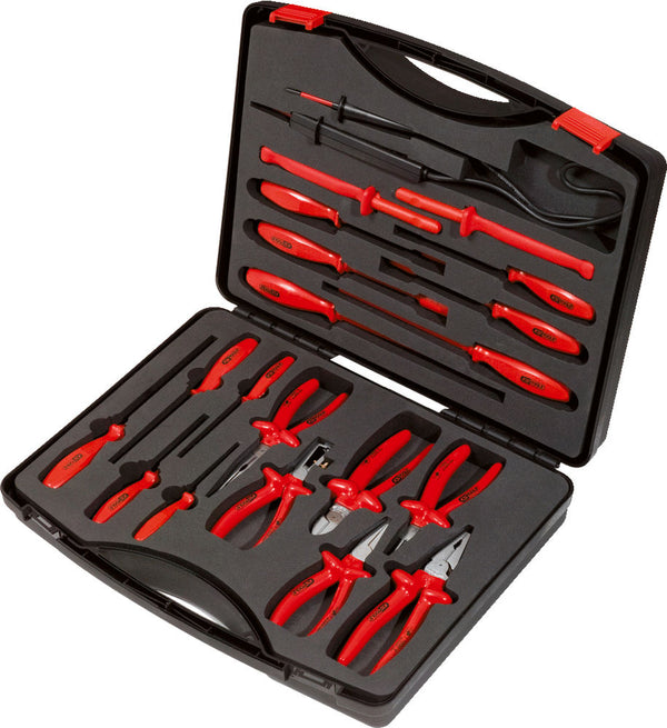 Set Električarskih Alata 1000 V 20-Delni Plastični Kofer Potapajuća Izolacija