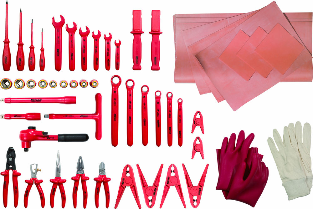 KS Tools Set Električarski Alat Profi 1000 V 53-Delni Kofer Od Goveđe Kože Potapajuća Izolacija 295736W