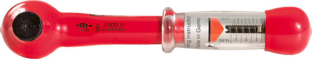 KS Tools 1/2" Mini-Moment Ključ 1000 V 5-25 Nm Preklopna Glava Izolovan