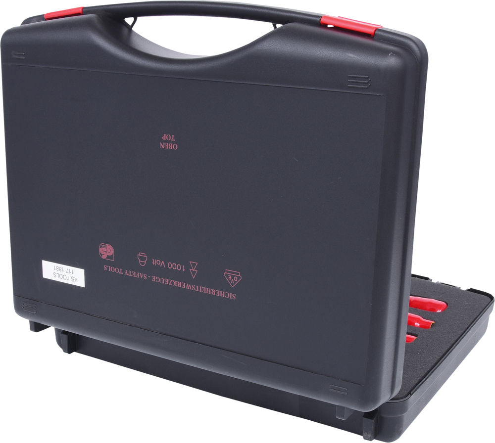Set Utičnica 3/8" 1000 V 14-Delni Plastični Kofer Potapajuća Izolacija KS Tools 295749W