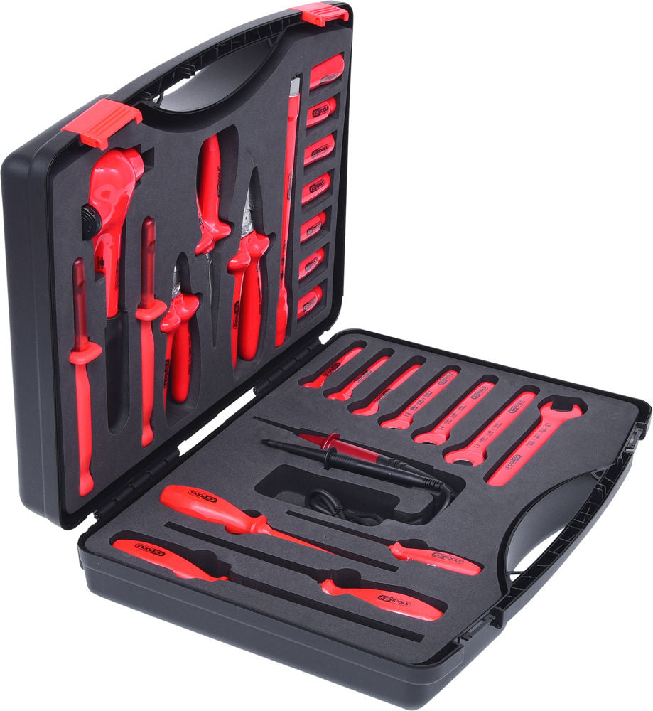 KS Tools Set Električarskog Alata 1000 V 26-Delni Plastični Kofer Potapajuća Izolacija DENIOS 295739W