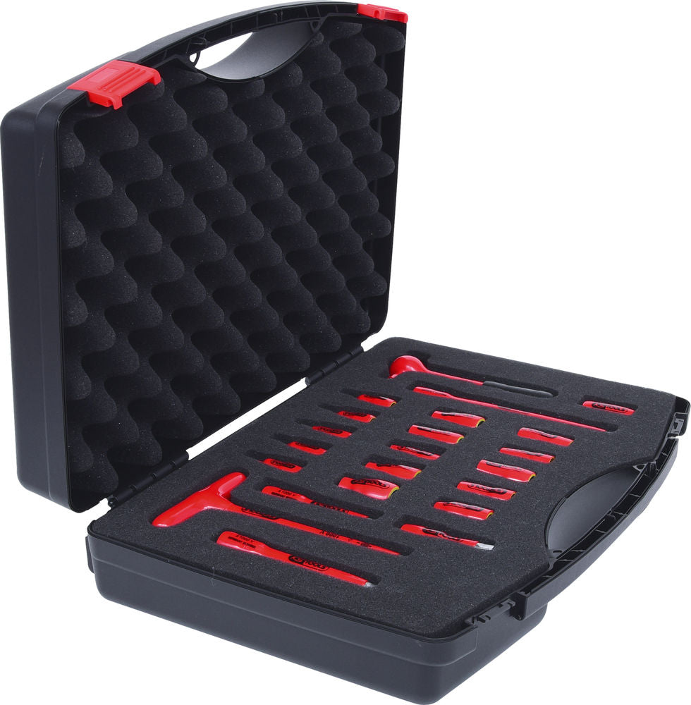 Set nasadnih ključeva 1/4" 1000 V 22-Delni Plastični Kofer