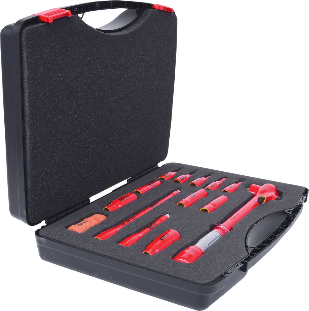 Set Utičnica 3/8" 1000 V 14-Delni Plastični Kofer Potapajuća Izolacija KS Tools 295749W