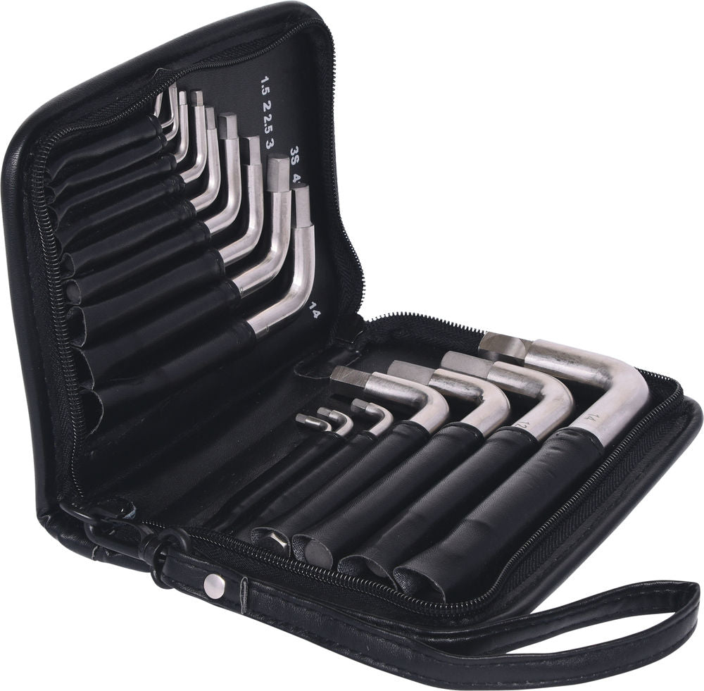 KS Tools Set Winkelstiftschlüssel Od Titana 17-Delni 1,5-14 mm