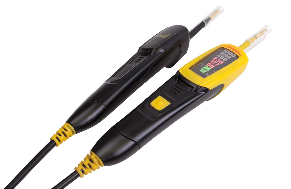 KS Tools Ispitivač Napona 12-1000 V IP65 Dvopolni sa Zvučnim Alarmom