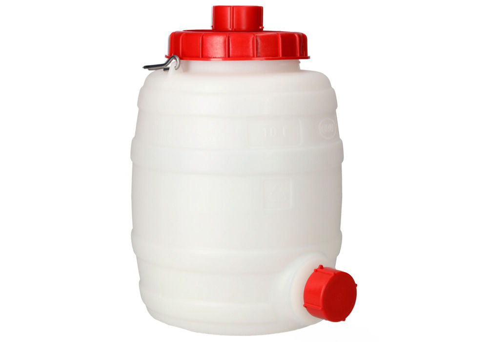 Plastično Bure sa Slavinom za Ispuštanje Prozirno 10 Litara DENIOS 117934W